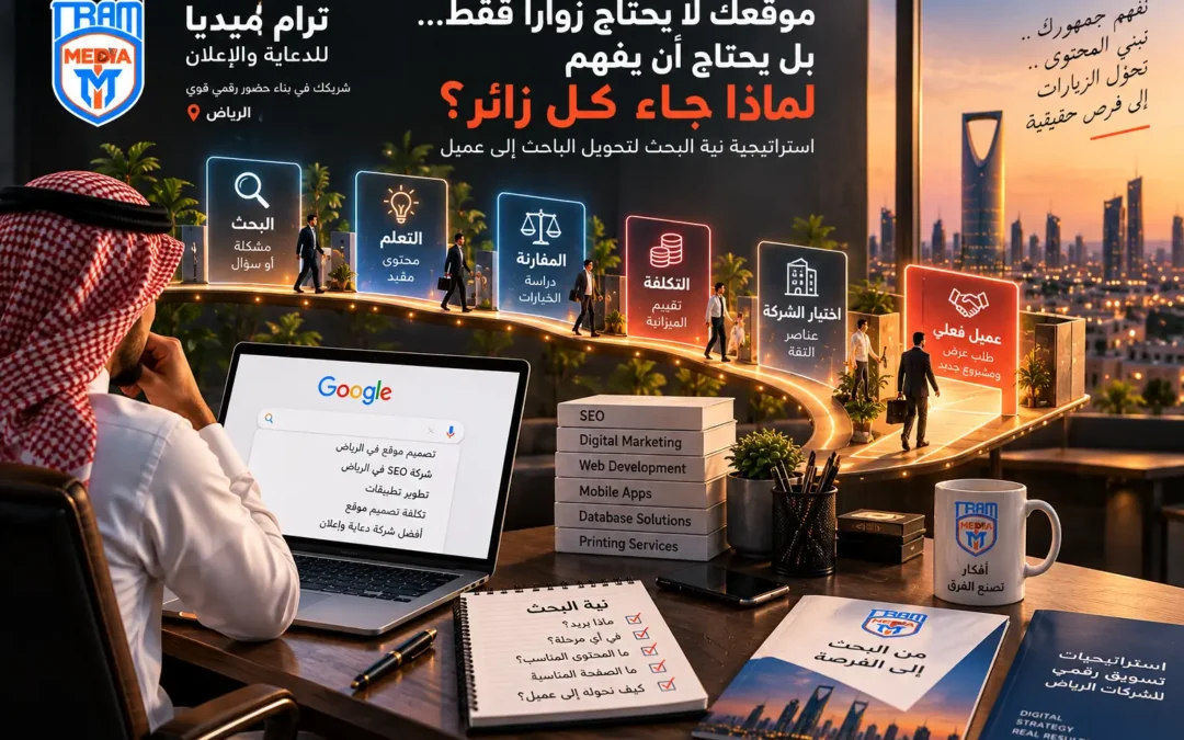 وSEO للشركات مع ترام ميديا في الرياض